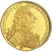 1 Ducat - Frederick III Granting the Polish Order of the White Eagle upon Frederick III obverse image