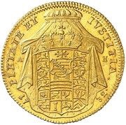 1 Ducat - Frederick III Granting the Polish Order of the White Eagle upon Frederick III, Germany, 1732 reverse image