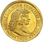 2 Ducats - Frederick I, Germany, 1690 reverse image
