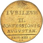 2 Ducats - Frederick II Bicentennial, Germany, 1730 reverse image