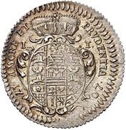 1 Ducat - Frederick II Silver pattern strike, Germany, 1704 reverse image