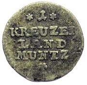 1 Kreuzer - Joseph, Germany, 1784-1794 reverse image