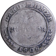 6 Kreuzers - Frederick I, Germany, 1805-1818 reverse image