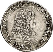 ⅔ Thaler - Bernhard II obverse image