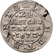 1 Groschen - Julius Francis, Germany, 1671-1673 reverse image