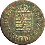 ¼ Kreuzer - Bernhard II obverse image