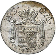 1 Kreuzer - Bernhard Erich Freund obverse image