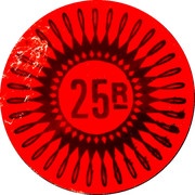 25 Rupees, Australia, 1968 reverse image