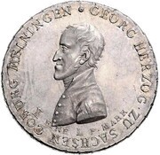 1 Thaler - Bernhard Erich Freund Death obverse image