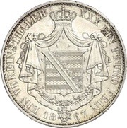 1 Vereinsthaler - George II, Germany, 1867 reverse image