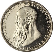2 Mark - Bernhard III Death obverse image