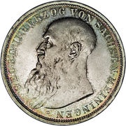 3 Mark - George II obverse image