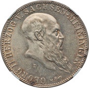 5 Mark - George II obverse image