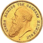 10 Mark - George II obverse image