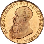 10 Mark - George II obverse image
