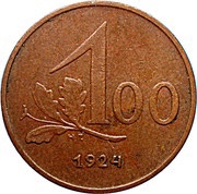 100 Kronen reverse image
