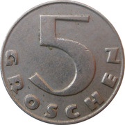 5 Groschen reverse image