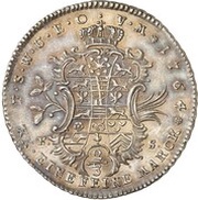 ⅔ Thaler - Anna Amalia, Germany, 1763-1765 reverse image