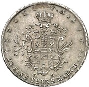 1 Thaler - Anna Amalia, Germany, 1764-1765 reverse image