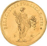 1 Ducat - Frederick III, Germany, 1752 reverse image