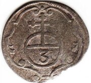 1 Dreier - William, Germany, 1658-1661 reverse image