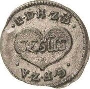 1 Dreier - John Ernest Death of Eleonora Dorothea, Widow of William IV, Germany, 1665 reverse image