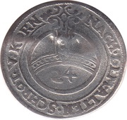 1 Groschen - John Ernest IV and his 6 brothers, Germany, 1622-1624 reverse image