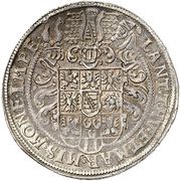 1 Thaler - John William, Germany, 1572-1573 reverse image