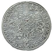 1 Thaler - Frederick William I and John III, Germany, 1587-1594 reverse image