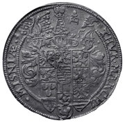 1 Thaler - Frederick William I Administratortaler, Germany, 1592-1594 reverse image