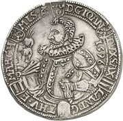 1 Thaler - Frederick William and John, Germany, 1595-1597 reverse image