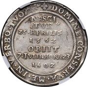 1 Reichsthaler - Frederick William I and John III, Germany, 1602 reverse image