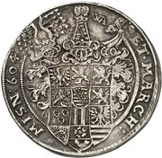 1 Thaler - John, Germany, 1604 reverse image
