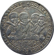 1 Thaler - John Ernest I and his seven brothers obverse image