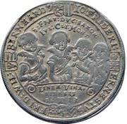 1 Thaler - John Ernest I and his seven brothers, Germany, 1612-1616 reverse image