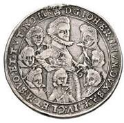 1 Thaler "Achtbrüdertaler" - John Ernest IV, Frederick VII, William IV, Albert I, John Frederick IV, Ernest III, Frederick William and Bernhard obverse image