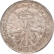 1 Thaler - William IV Death of William IV, Germany, 1662 reverse image
