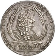 1 Thaler - John Ernest Death of John Ernest obverse image