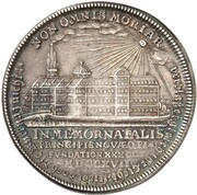 1 Thaler - William Ernest Birthday, Germany, 1717 reverse image