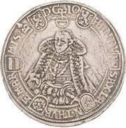2 Thalers - Frederick William I and John II, Germany, 1582-1585 reverse image