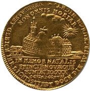 1 Ducat - William Ernest Duke William Ernest’s Birthday and his Pious Foundations, Germany, 1717 reverse image