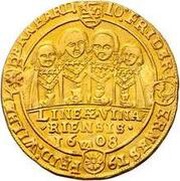 3 Goldgulden - John Ernest I and his seven brothers, Germany, 1608 reverse image