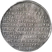 1 Thaler - August Castle church, Germany, 1663 reverse image