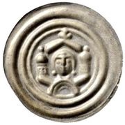 Denier Bracteate - Bernhard, Germany, 1170-1212 reverse image