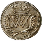 1 Heller - Moritz William of Sachsen-Zeitz obverse image