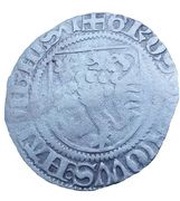 1 Spitzgroschen - Ernest, Albert and William III, Germany, 1475-1478 reverse image