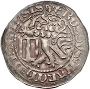 1 Schildgroschen - Frederick II Leipzig, Germany, 1428-1464 reverse image