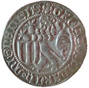 1 Schildgroschen - Frederick II and William III, Germany, 1442-1445 reverse image