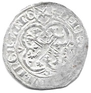 1 Groschen - Frederick II and Margarete obverse image