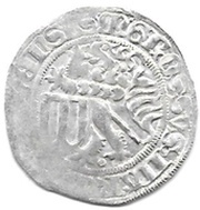 1 Groschen - Frederick II and Margarete, Germany, 1456-1464 reverse image